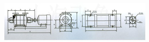SKF-1~4外形尺寸安裝圖