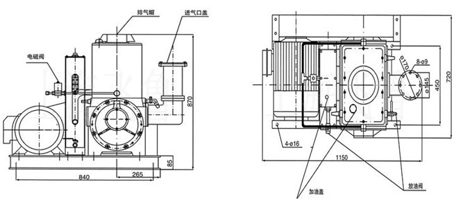 X����Ƭʽ��ձõ����γߴ�D